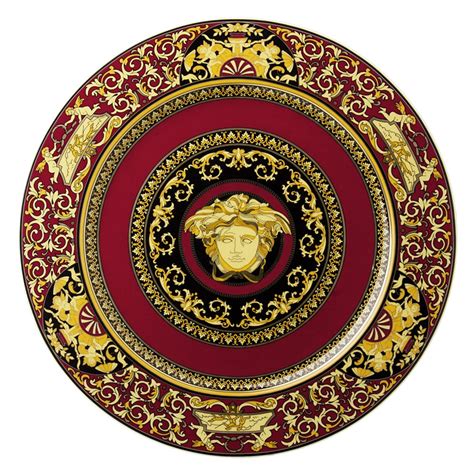 versace medusa plate price